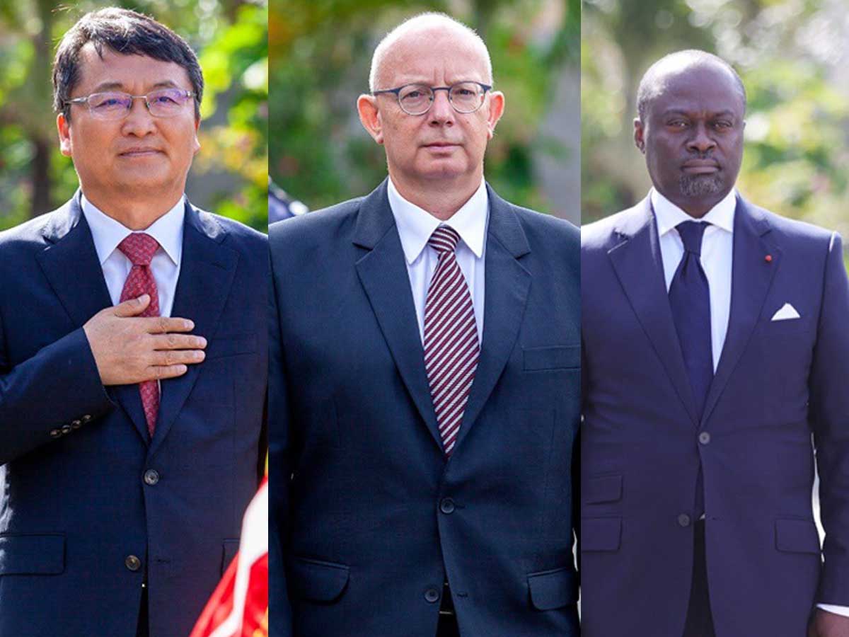 Diplomatie : 3 nouveaux ambassadeurs sont accrédités au Togo