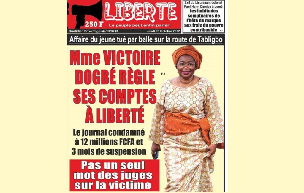 Togo : condamnation du quotidien Liberté, l'opposition défend le média