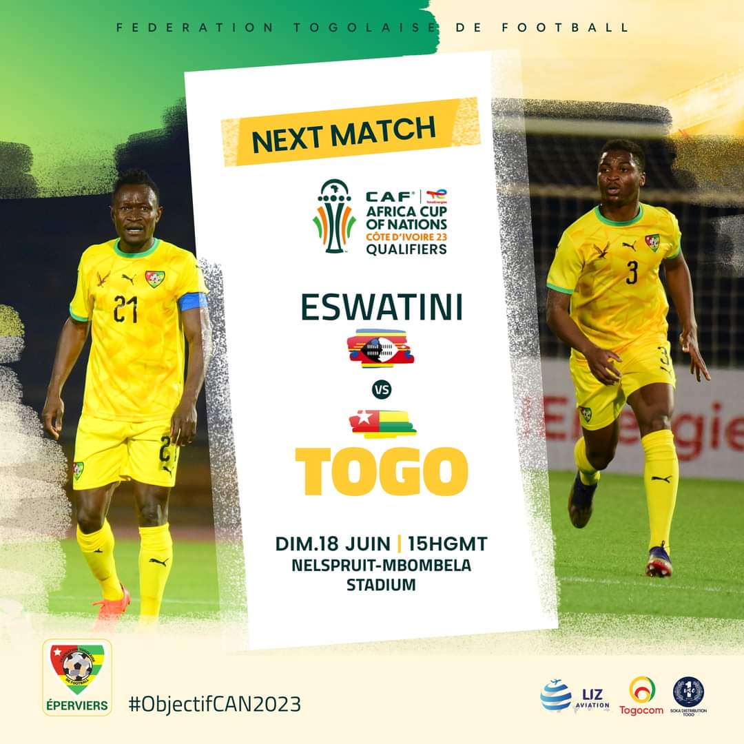 Togo vs Eswatini : Les Eperviers font mouche au cours de la première période