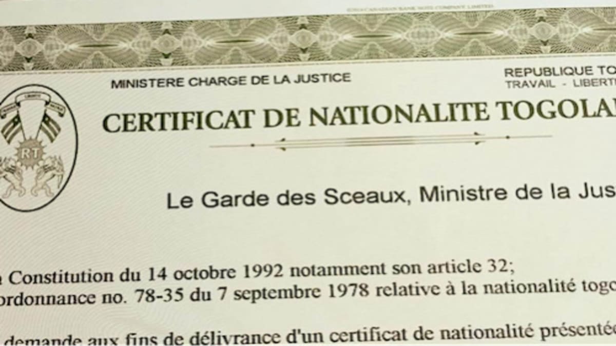Togo : Environ 1300 certificats de nationalités délivrés pour les citoyens de la diaspora