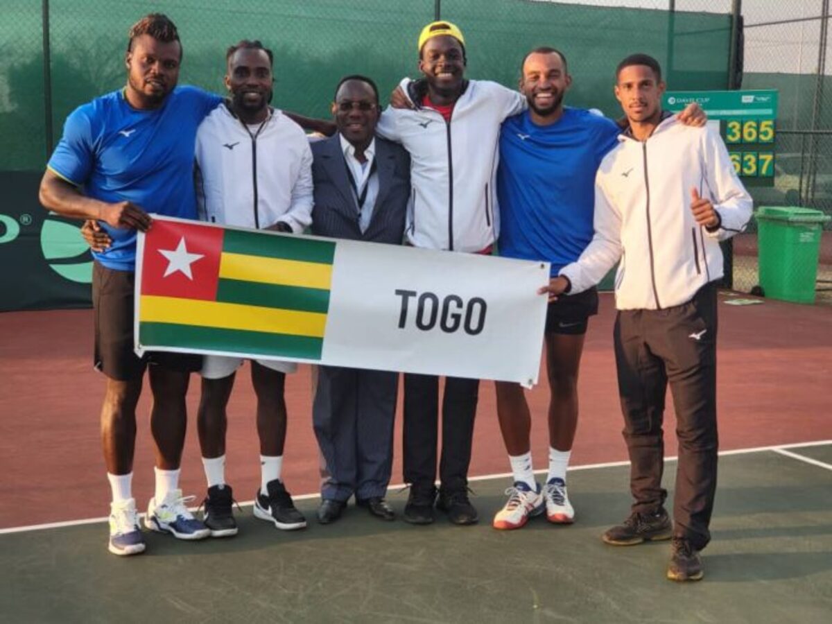 Coupe Davis 2023 : L'équipe de tennis du Togo se qualifie