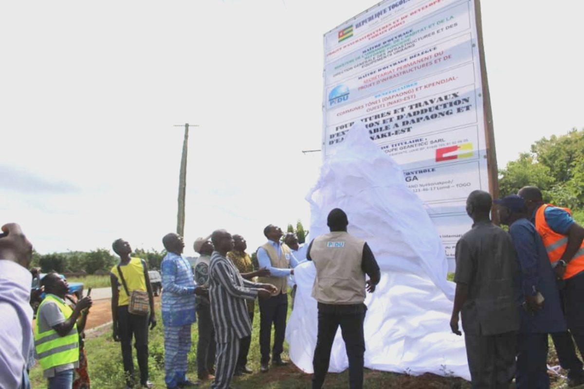 Dapaong et Naki-Est : Des travaux d'extension du réseau d'eau potable