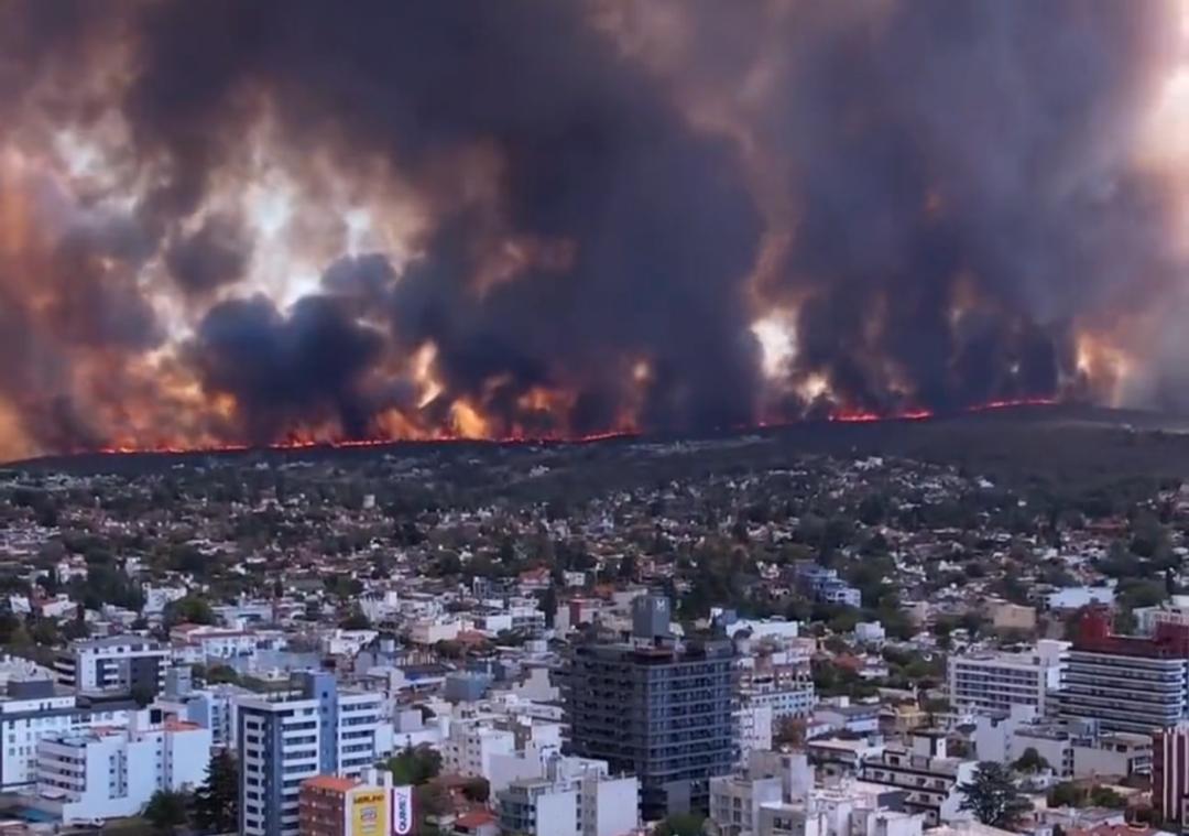 Incendie Argentine