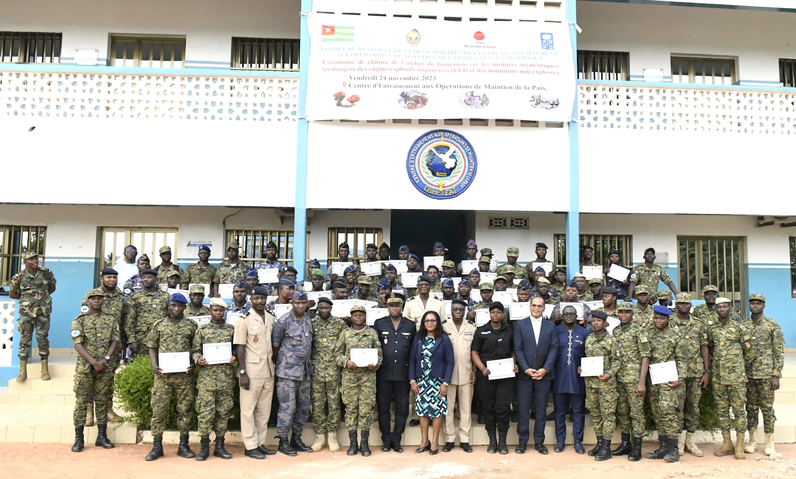 Armée togolaise : Des personnels des FDS à l'école du maintien de la Paix