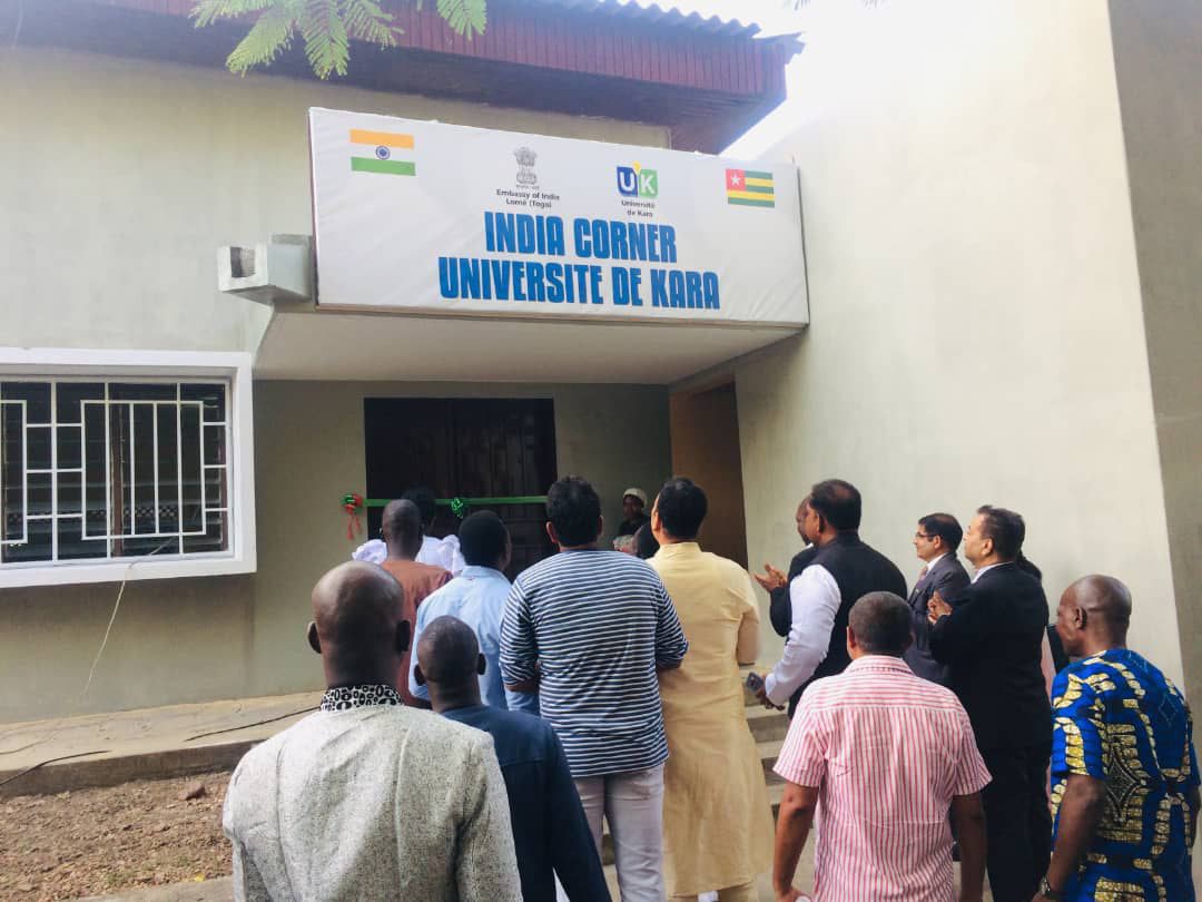 L'Université de Kara et l'ambassade de l'Inde au Togo inaugurent l'"India Corner"