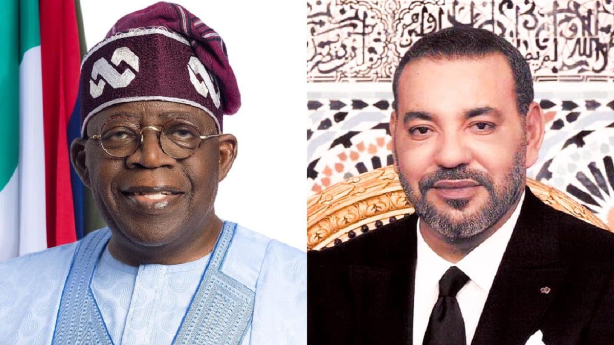 Roi Mohammed VI et Bola Tinubu