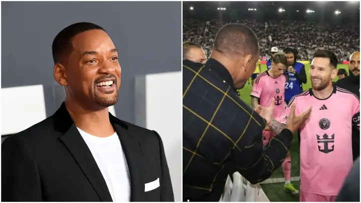 "C'est fou", la réaction excessive de Will Smith après avoir rencontré Lionel Messi