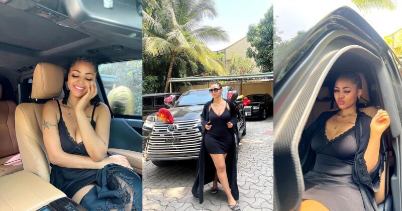 regina daniels suv