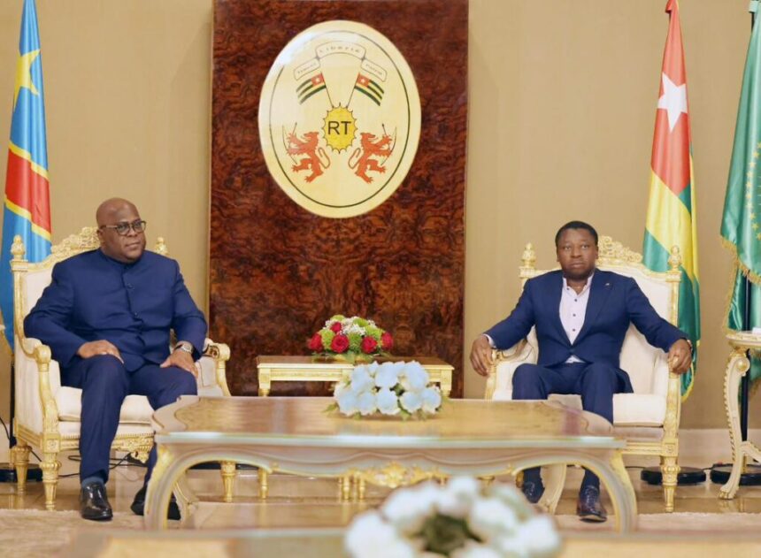 Visite de Félix Tshisekedi au Togo : Que retenir de sa discussion avec Faure Gnassingbé ?