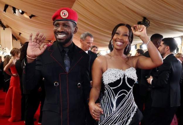 Oscars : L'opposant ougandais Bobi Wine et sa femme ont illuminé le tapis rouge