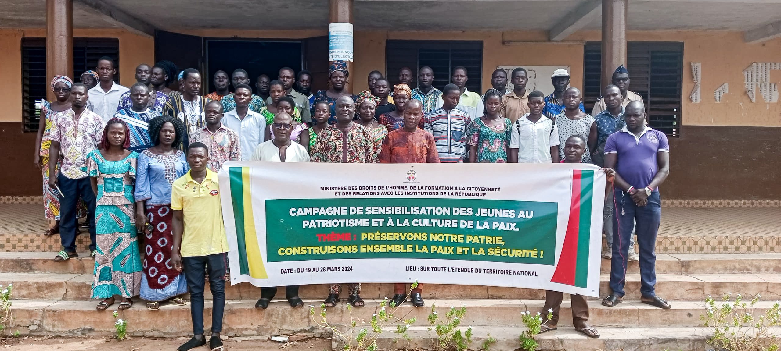 Paix et Patriotisme : Plusieurs centaines de jeunes togolais sensibilisés