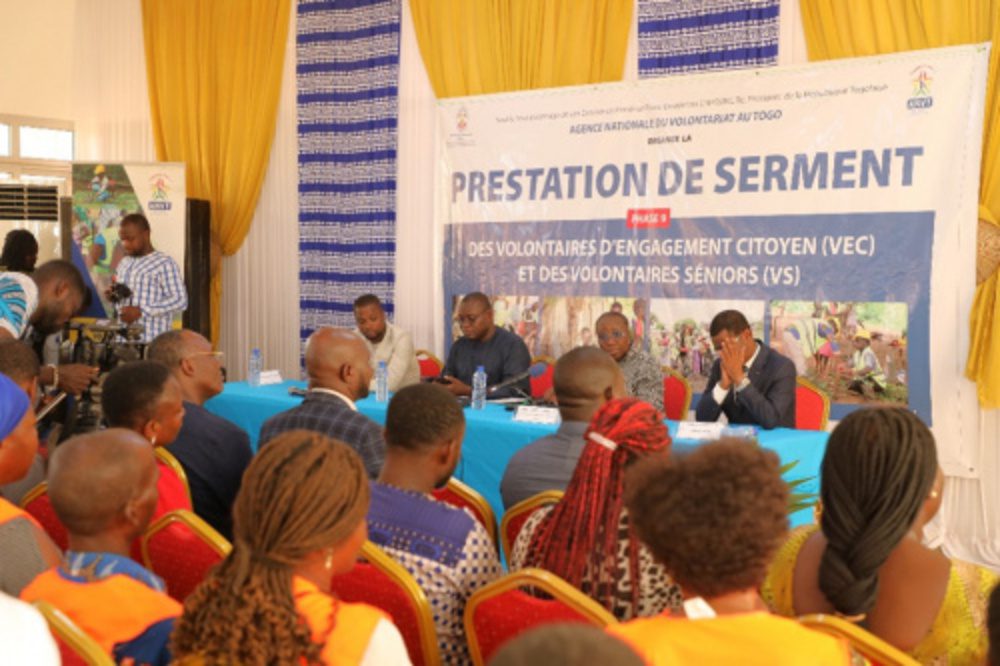 Togo : Plusieurs centaines de nouveaux volontaires ont prêté serment
