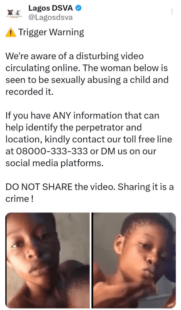 Nigeria : Une femme abuse d'un petit garçon et divulgue la vidéo sur ...