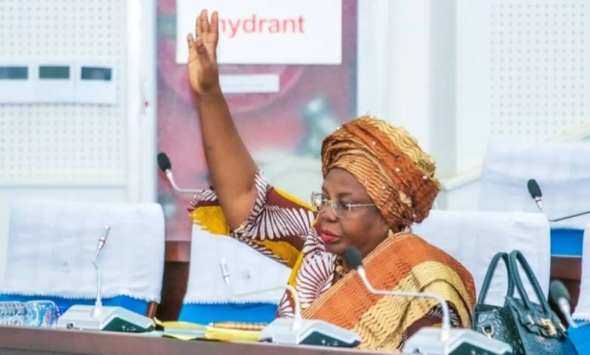 La députée Brigitte Adjamagbo-Johnson rejette le règlement de l'Assemblée nationale