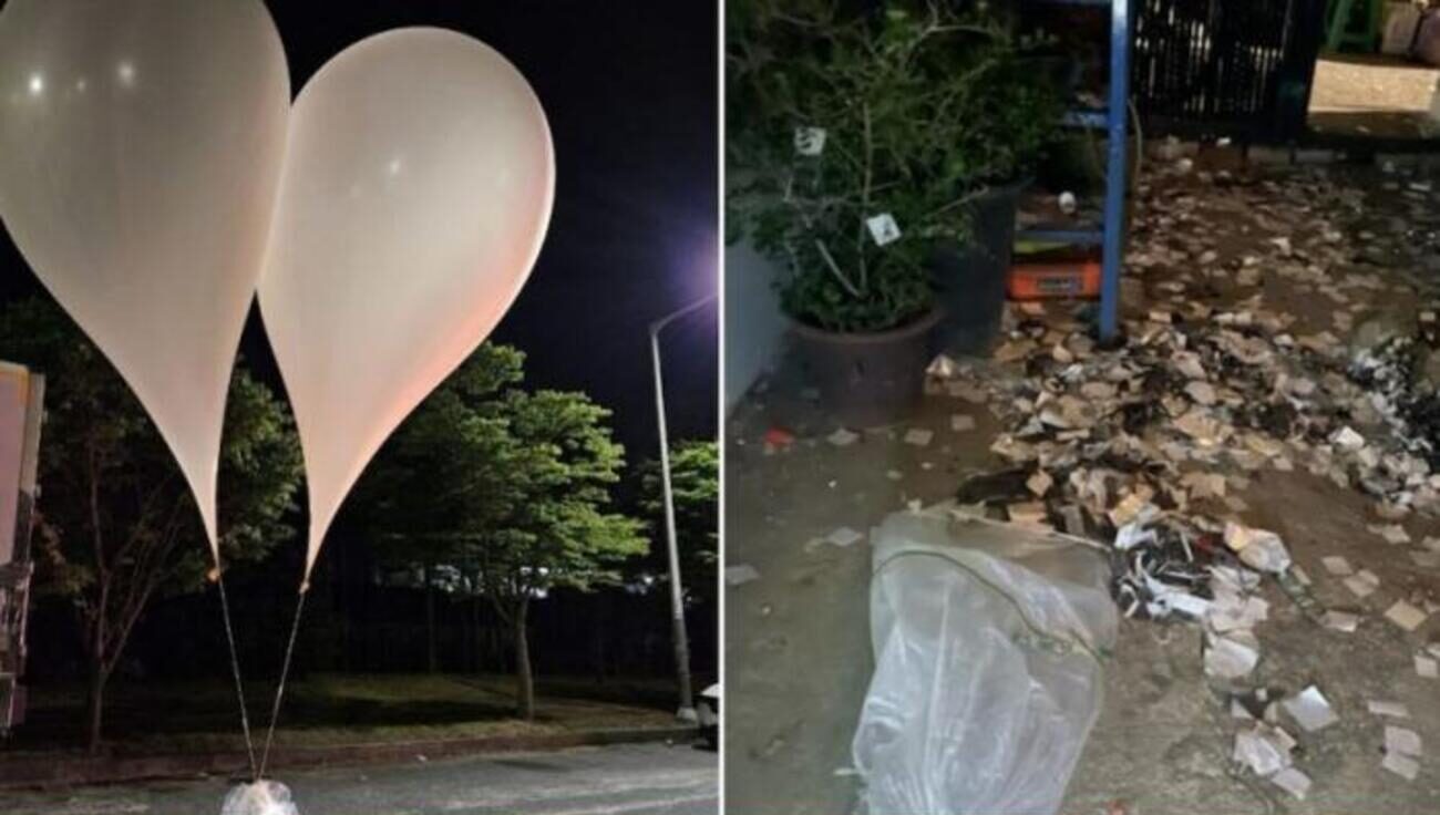 La Corée du Nord largue des ballons remplis de déchets au Sud