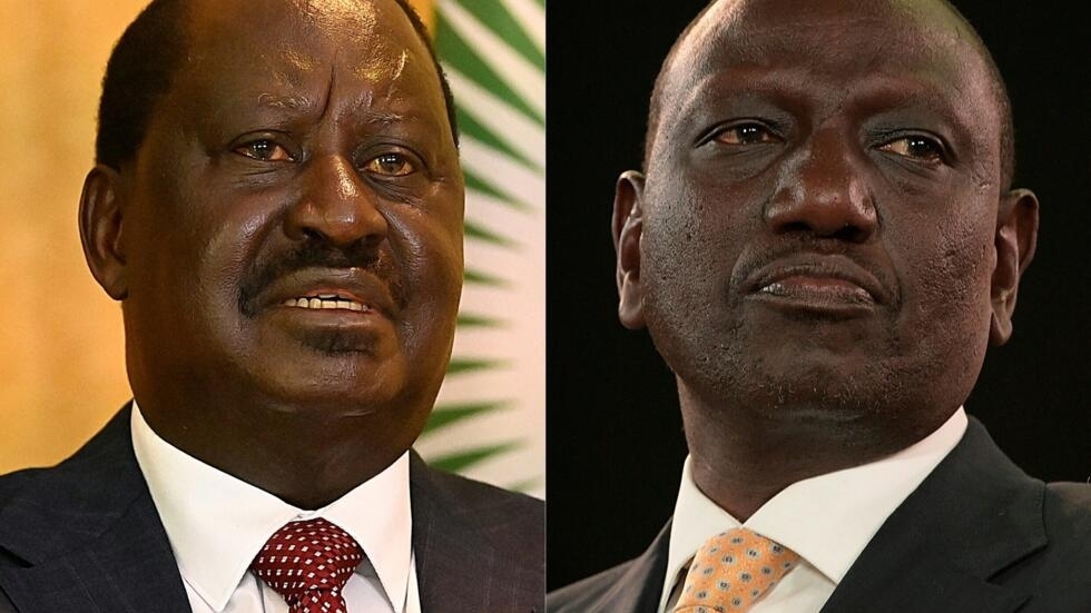 Kenya : William Ruto pose un geste surprenant envers son rival de longue date Raila Odinga