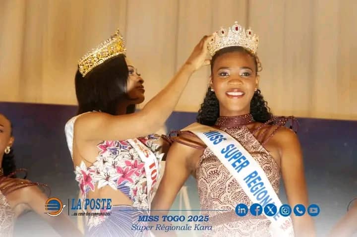 Miss Togo 2025 : BANGANA Victoire Carine sacrée Miss Super Régionale Kara