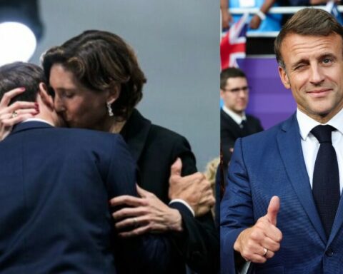 JO Paris 2024 : Un bisou de la ministre des Sports Oudea-Castera et Macron devient viral