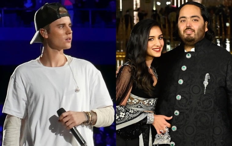 Justin Bieber : Voici l'énorme cachet de la star après sa prestation au mariage du fils du milliardaire Ambani