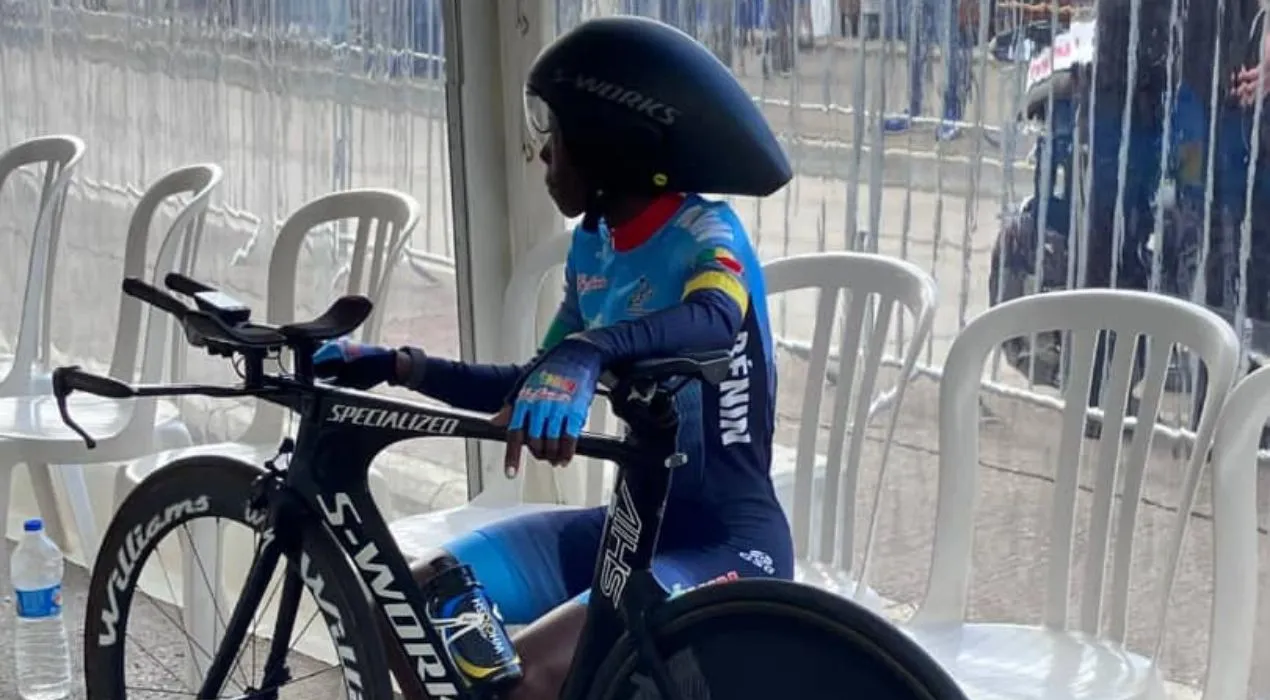 Cyclisme : La béninoise Hermione Ahouissou fait ses premiers pas sur la scène mondiale