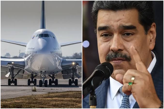 Les États-Unis saisissent l'avion du président Maduro