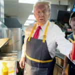 Présidentielle aux Etats-Unis : À quelques semaines des élections, Trump devient serveur chez McDonald's