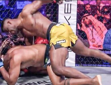 La dédicace pleine d'émotion de Francis Ngannou après le KO sur Ferreira