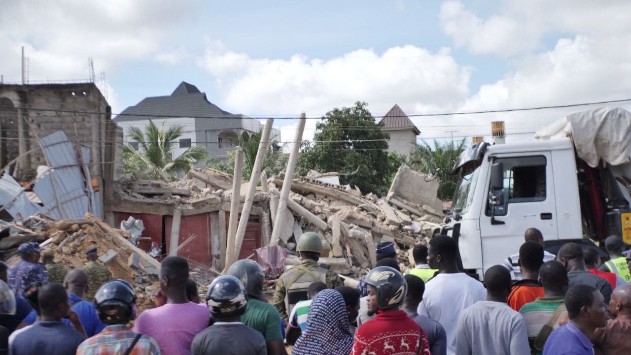 Effondrement d'immeuble à Sagbado : Le gouvernment dresse le bilan officiel