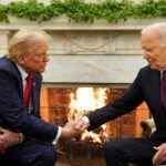 Retour à la Maison Blanche : Donald Trump accueilli en grande pompe par Joe Biden (photos)