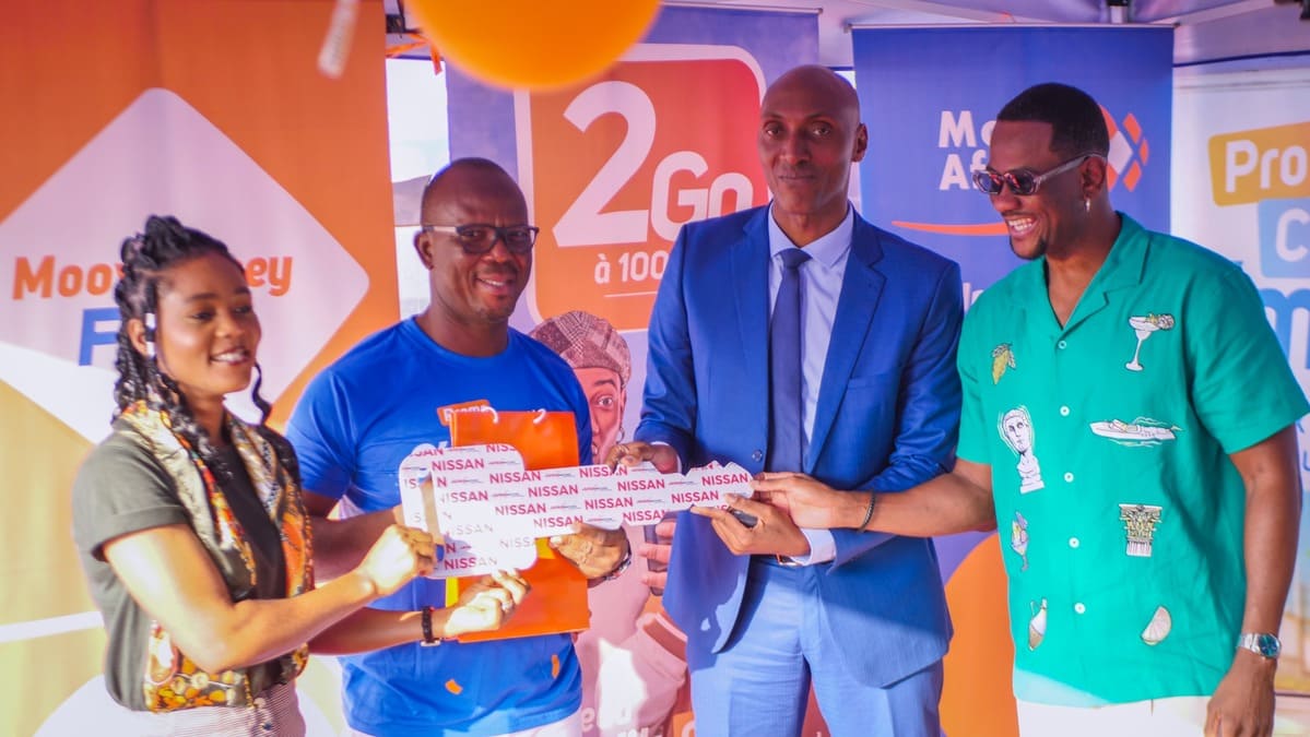 Moov Africa Togo remet la première voiture de sa Promo Conso 2024